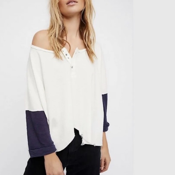 Free People We The Free Star Henley - Picture 5 of 6